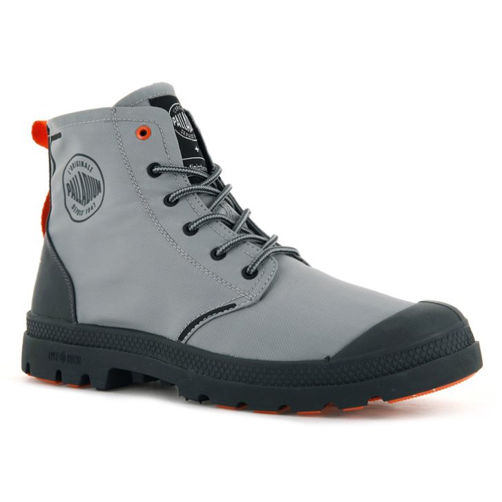 Palladium Pallafin Recycle Men's Boots Grey | UK S968-OLP